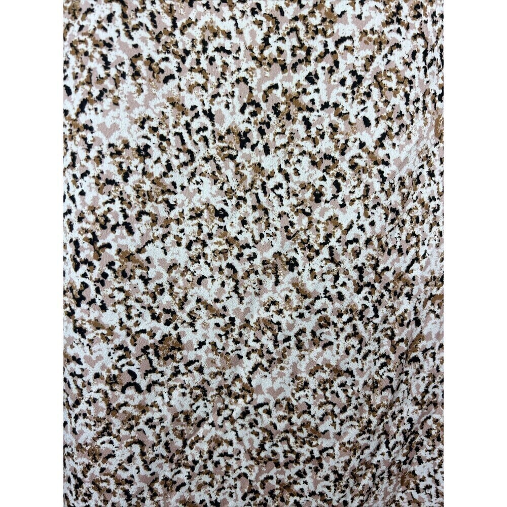 Nordstrom Short Sleeve Animal Print Pullover Blouse Size Large (12) - Picture 9 of 9